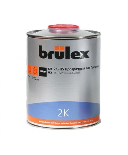BRULEX 2K-HS-Прозрачный лак Премиум, 1л