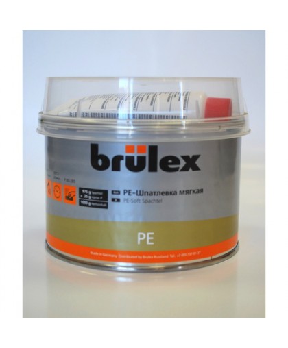 BRULEX PE-Шпатлевка универсальная мягкая c отвердителем , 1кг