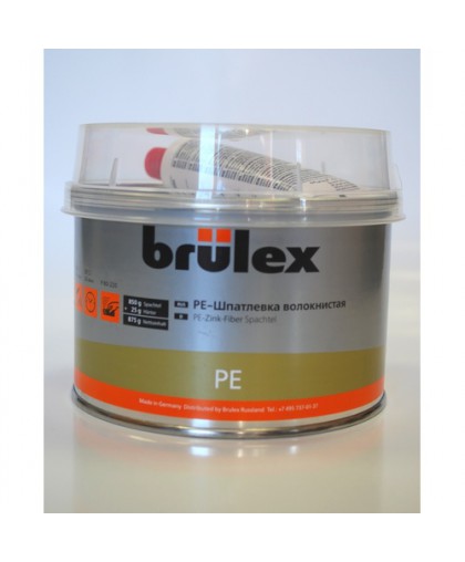 BRULEX PE-Шпатлевка волокнистая с отвердителем (зеленая), 1,8кг