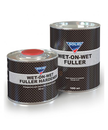 SOLID WET-ON-WET FULLER (1000 + 500мл.) - грунт мокрый по мокрому, бесцв. (в комп. с отв.)