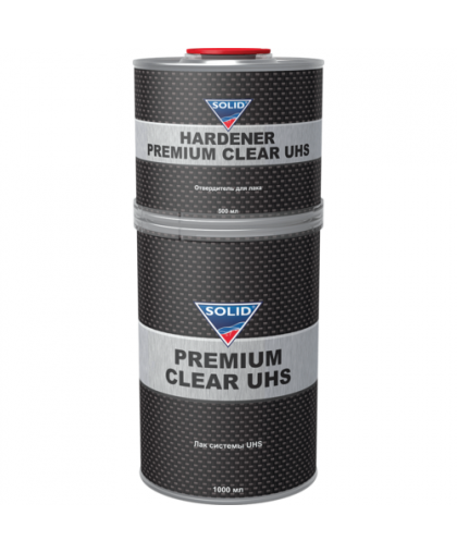SOLID PREMIUM CLEAR UHS (1000+500мл) - 2K лак системы UHS (в комп. с отвердит.)
