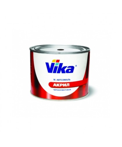 VIKA Вика Эмаль АК-142 (1-компонентная,черная матовая) 0,4 кг