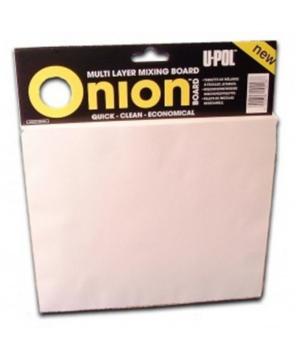 U-Pol ONION BOARD Многослойная палитра для смешивания материалов (100 листов)