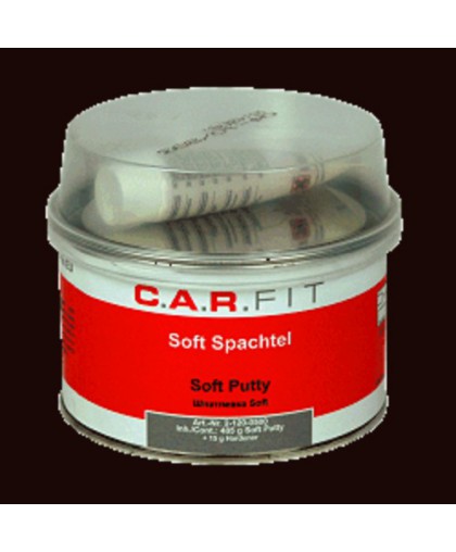 CARFIT 2K Шпатлевка полиэфирная Soft 0,5 кг, вкл.отв.