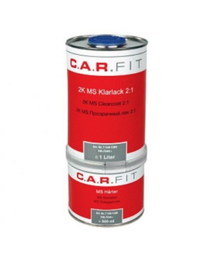 CARFIT Прозрачный лак MS 1л. вкл. отвердитель 0,5 л (комплект)